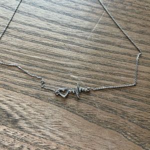 Heart necklace. RN necklace.